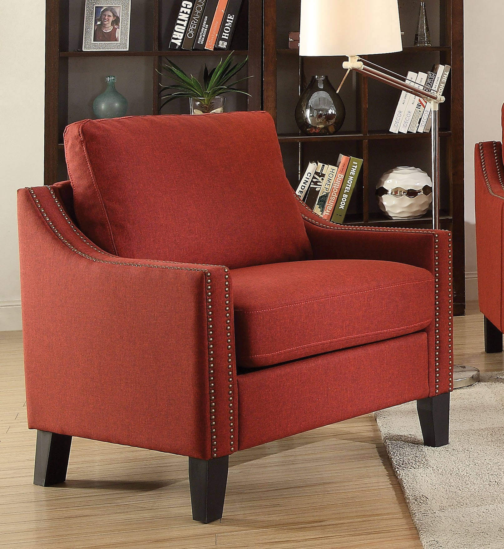 Zapata Chair, Red by ACME