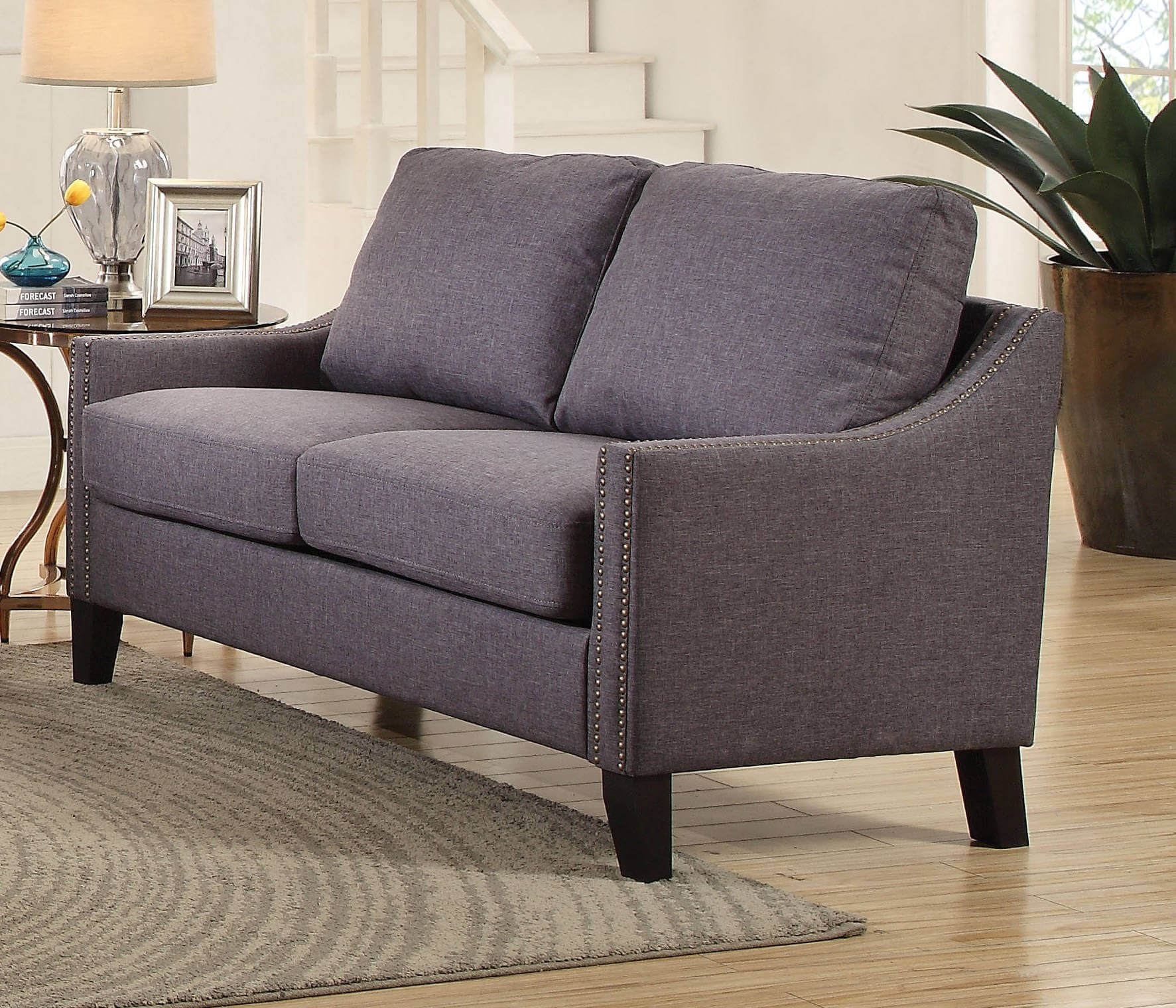 Zapata Loveseat, Grey by ACME