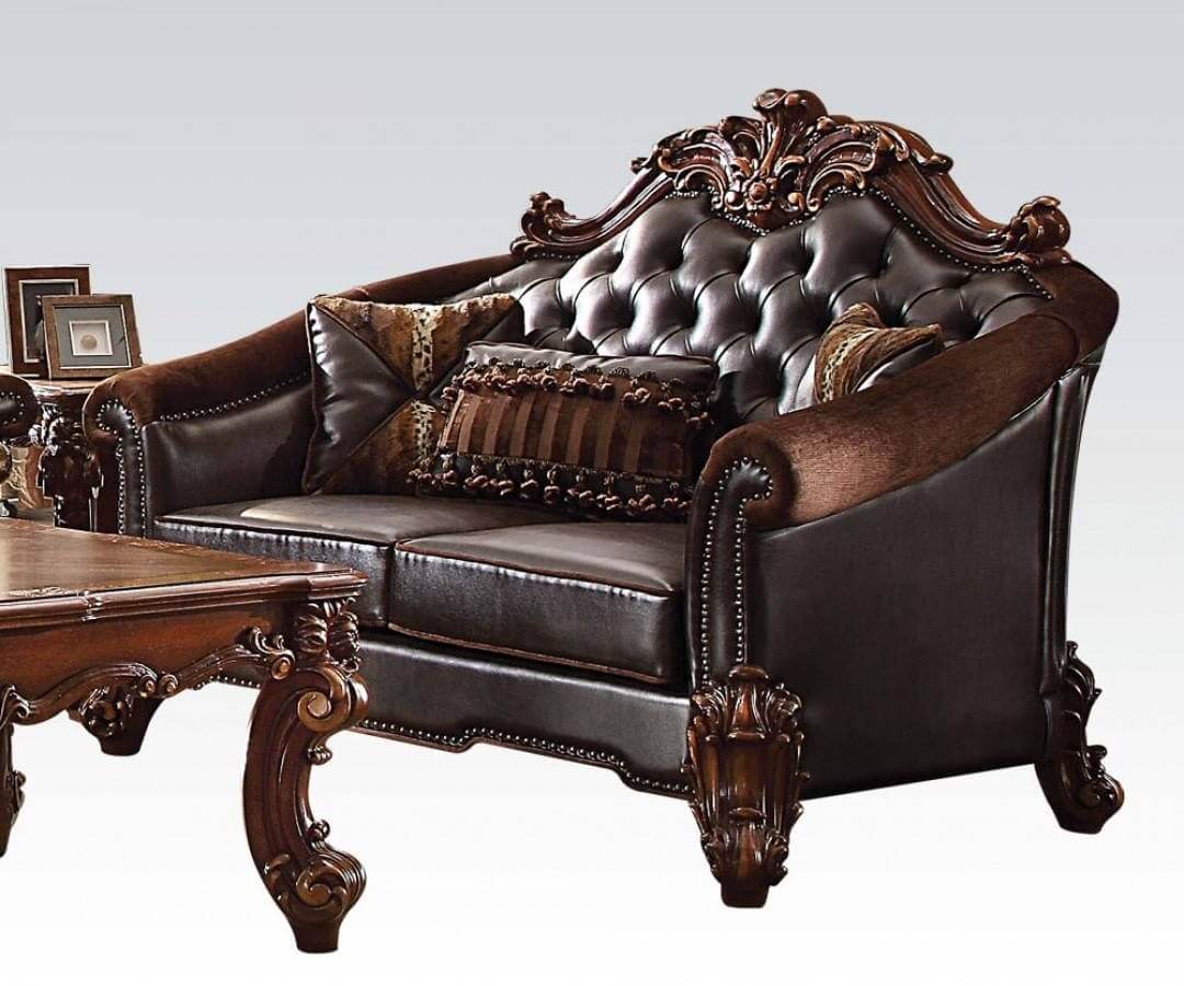 Vendome II Loveseat, Dark Brown by ACME