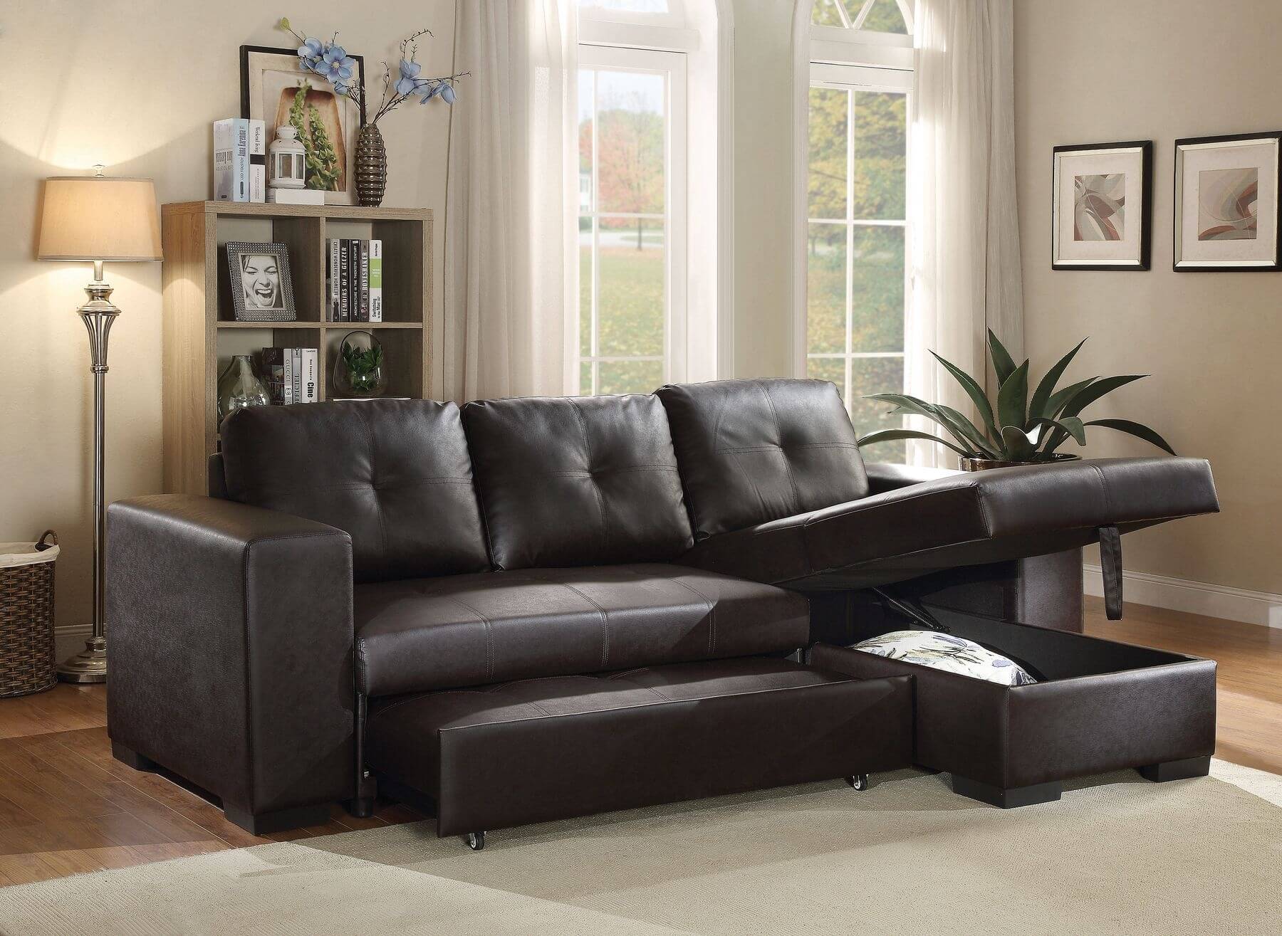 Lloyd PU Sectional Sofa