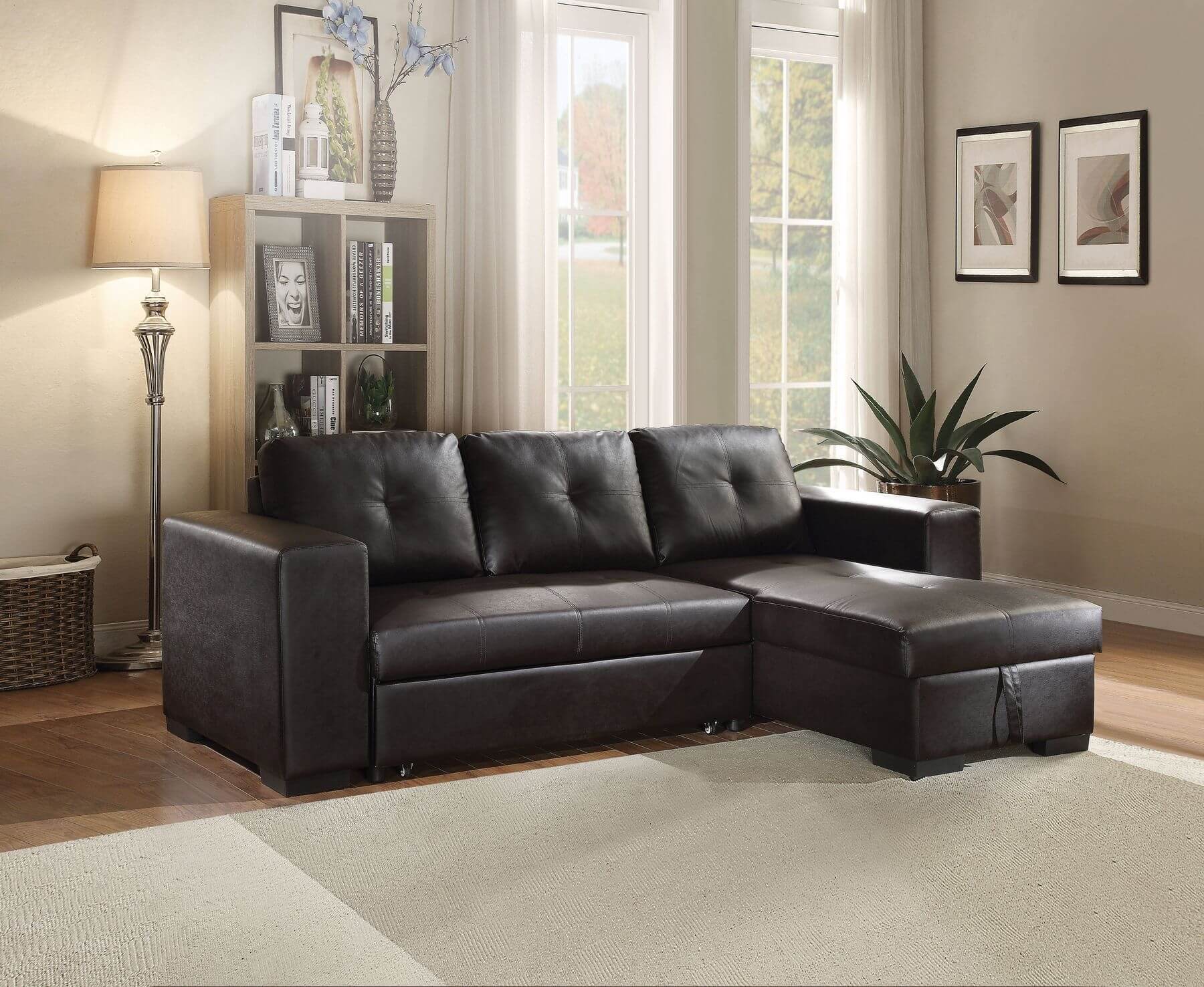 Lloyd PU Sectional Sofa