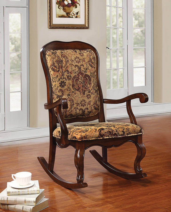Sharan Rocking Chair, Cherry by ACME