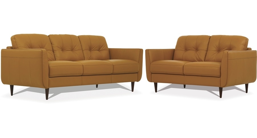 Radwan Leather Living Room Set