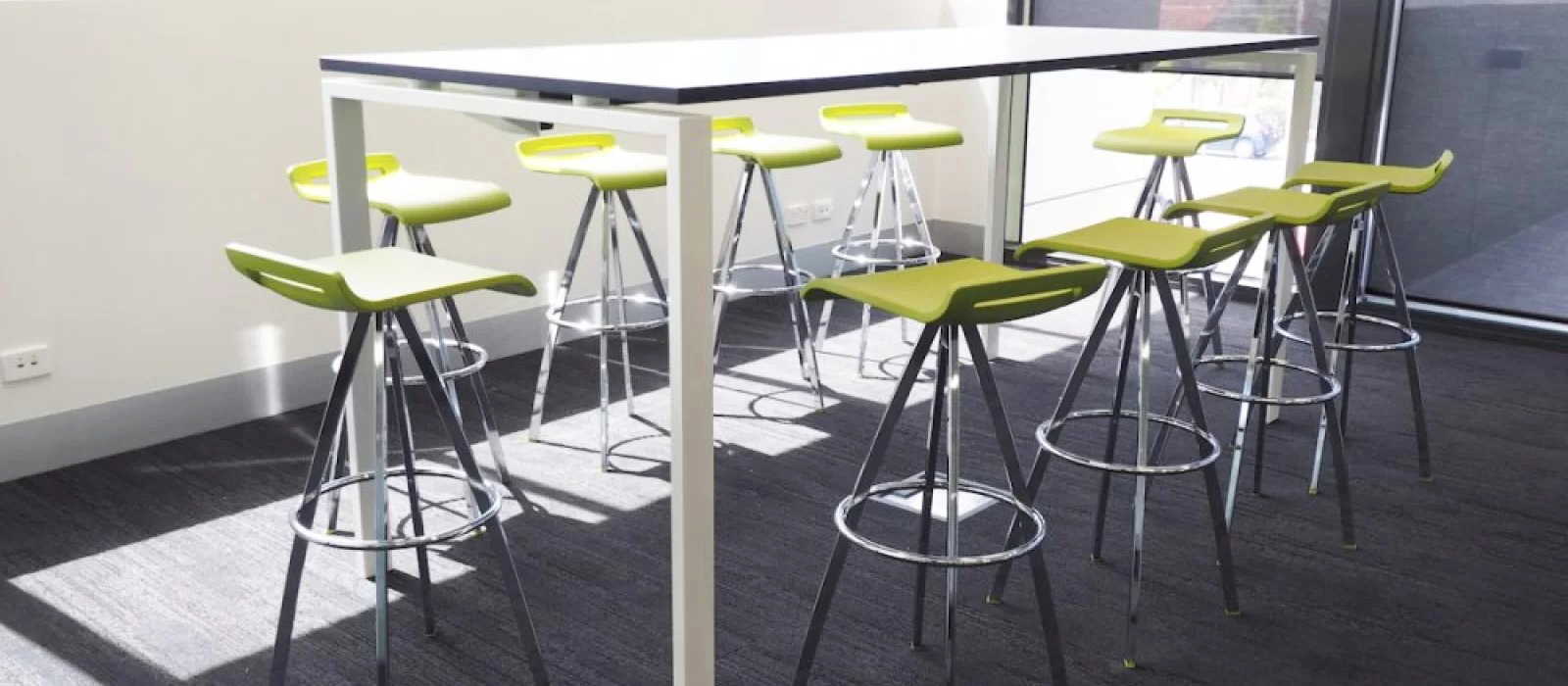 Mit Polypropylene Office High Stool