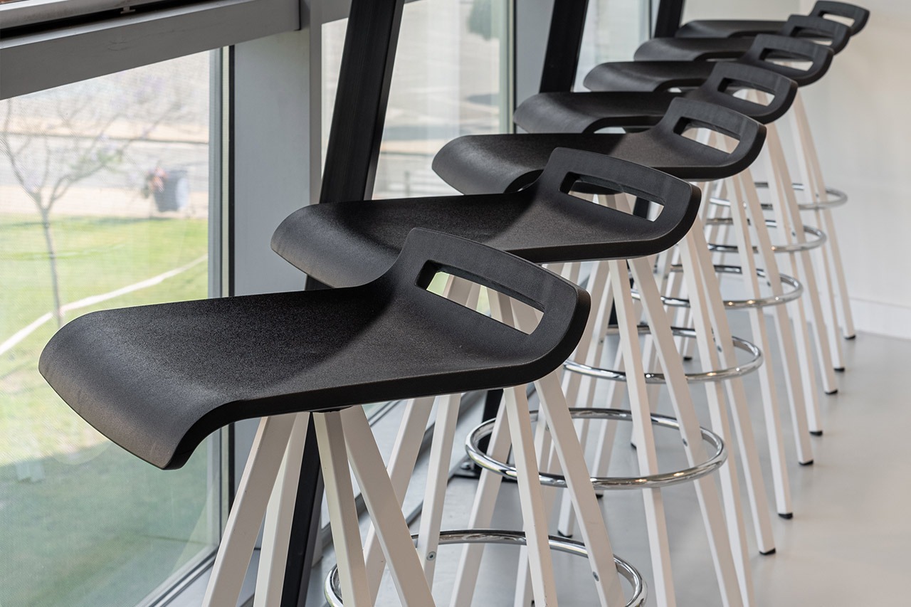 Mit Polypropylene Office High Stool
