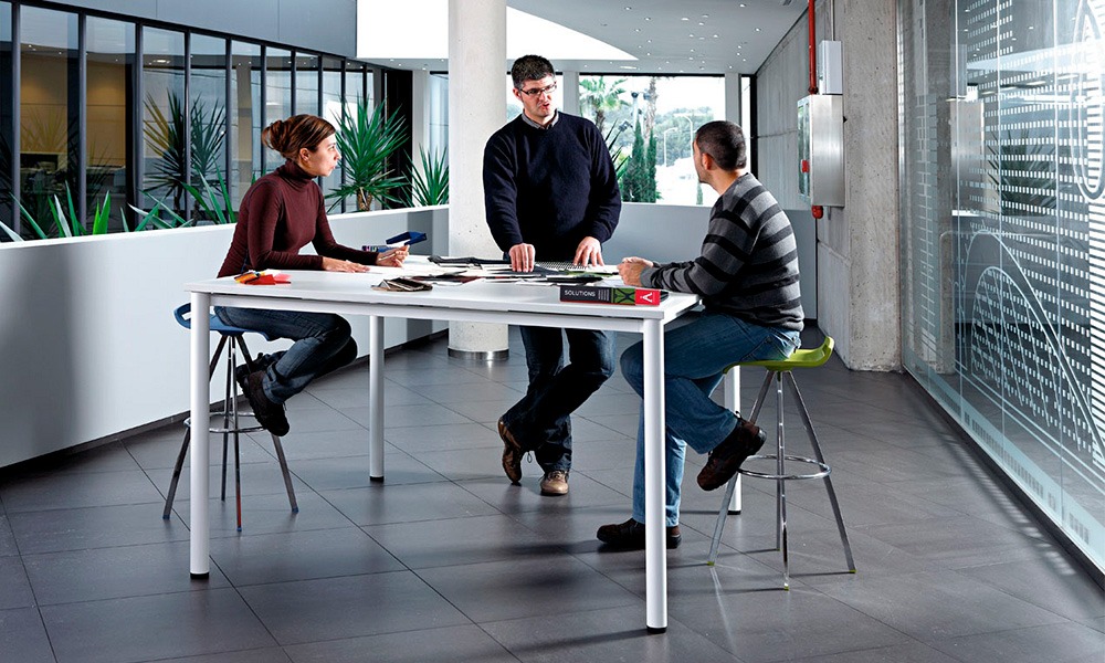 Mit Polypropylene Office High Stool