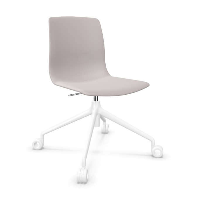 Noom 50 Polypropylene Swivel Gaslift Chair w/Castors