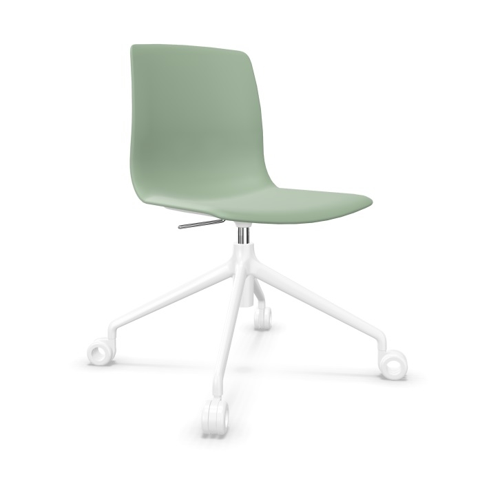 Noom 50 Polypropylene Swivel Gaslift Chair w/Castors
