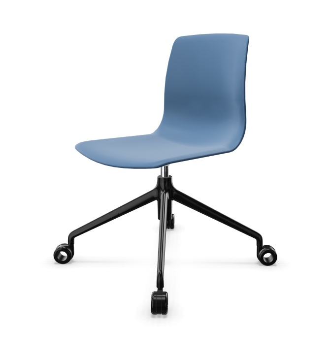 Noom 50 Polypropylene Swivel Gaslift Chair w/Castors