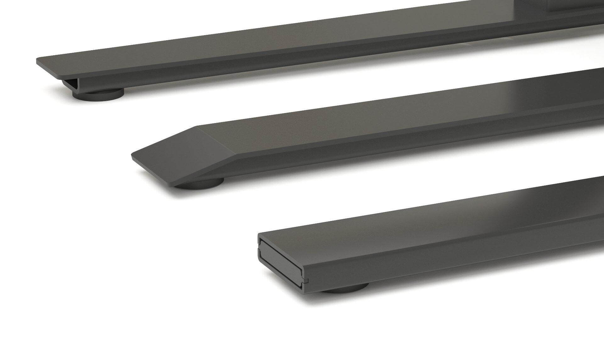Active 63" Adjustable 3-Column Sit-Stand Office Desk