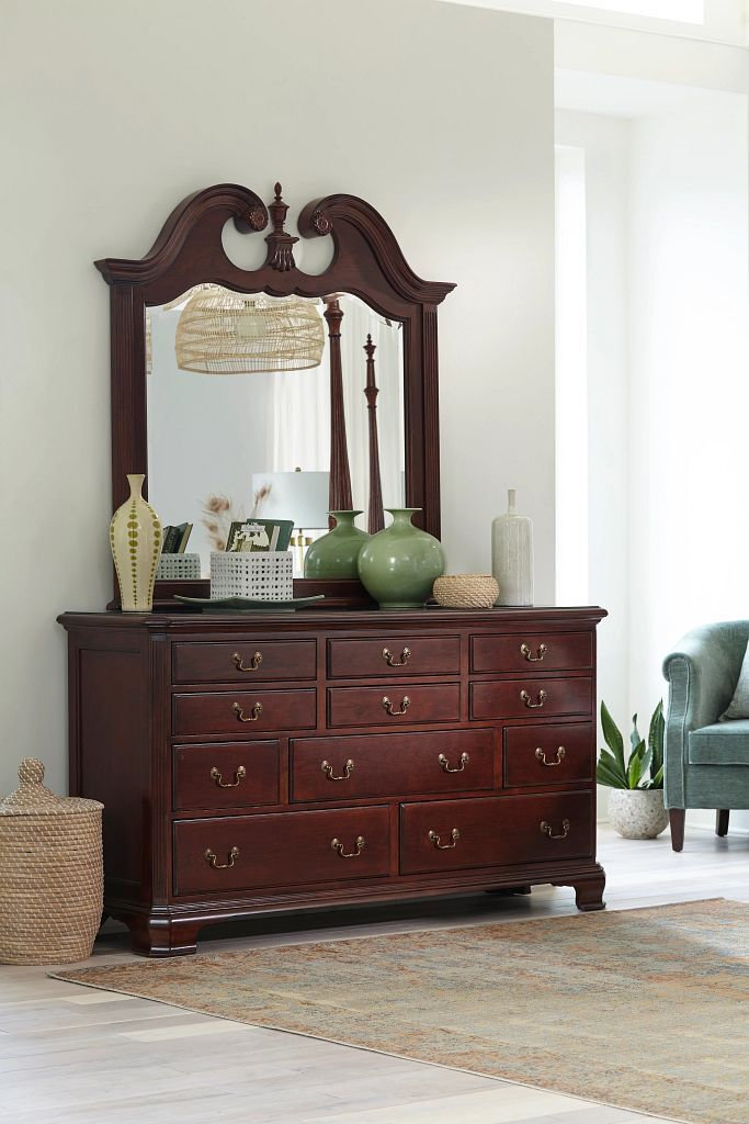 Cherry Grove Wood Mansion Panel Bedroom Set