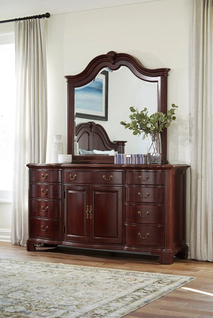 Cherry Grove Wood Low Poster Bedroom Set