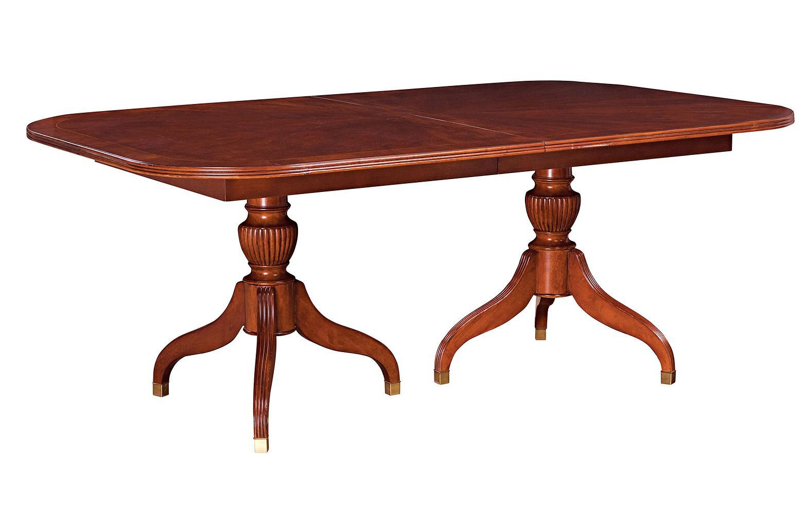 Cherry Grove Wood Extendable Pedestal Dining Room Set