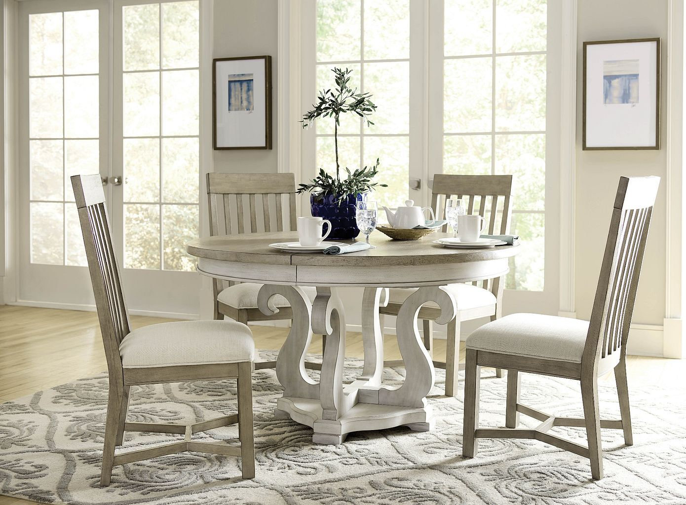 Litchfield Sussex/Whitby Wood Extendable Dining Room Set