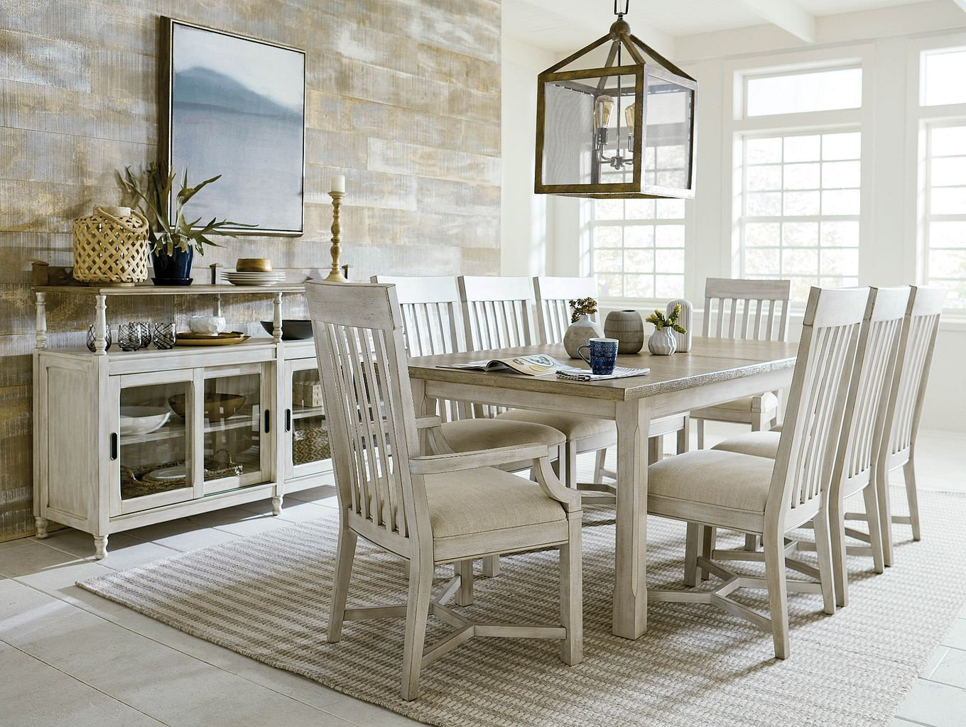 Litchfield James Fabric/Wood Arm Chair