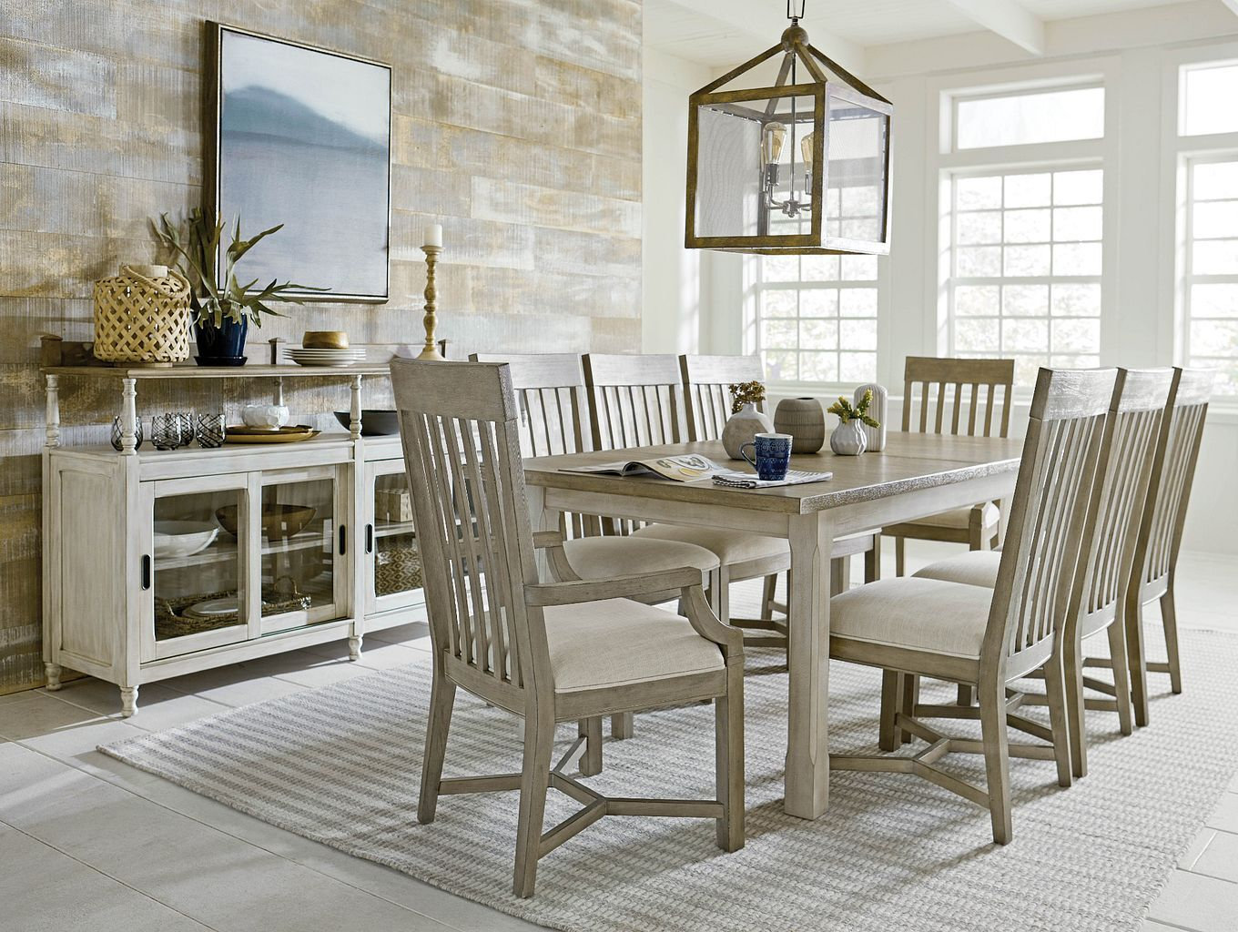 Litchfield James Fabric/Wood Arm Chair