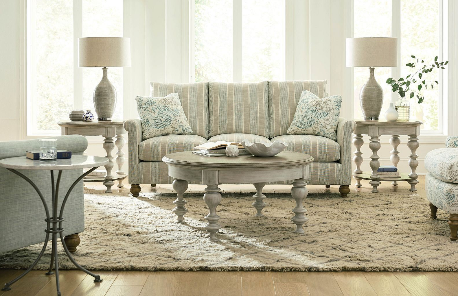 Litchfield Blakeney Round Wood End Table