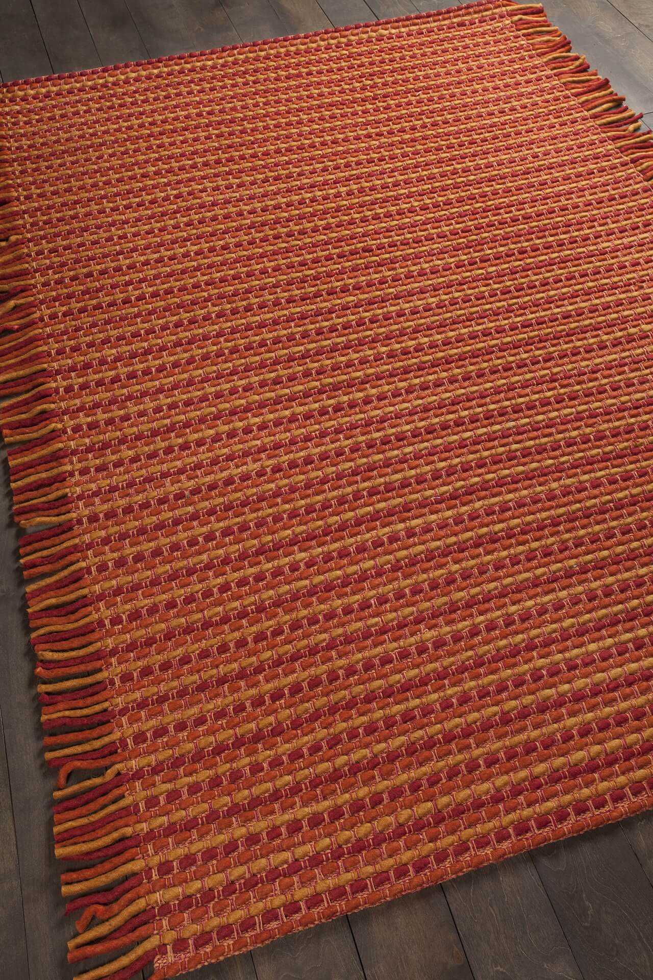 Adaline Wool Rectangular Handmade Rug, 5' x 7'6"