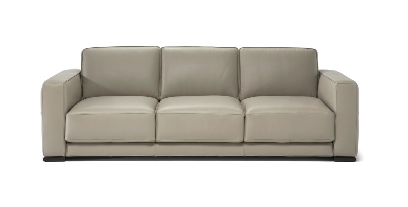 Boston Fabric/Leather Large Sofa