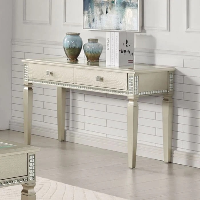 Adina Glass/Wood Storage Coffee Table Set