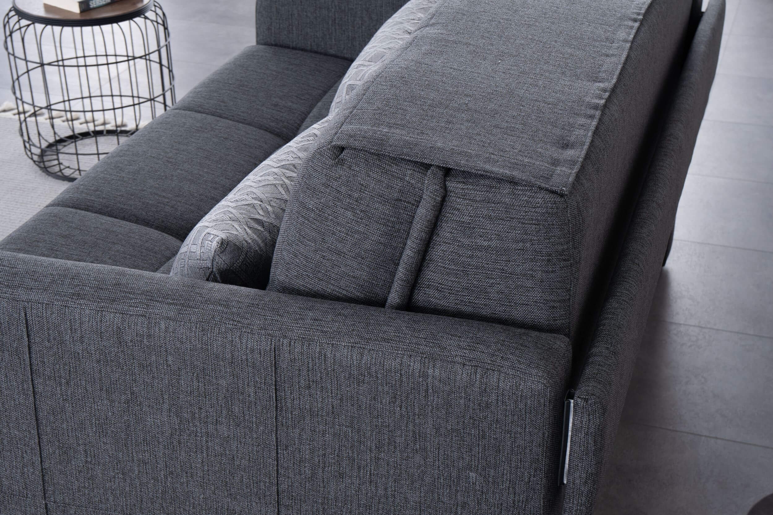 SM Adonis Fabric Pull Out Sleeper Loveseat