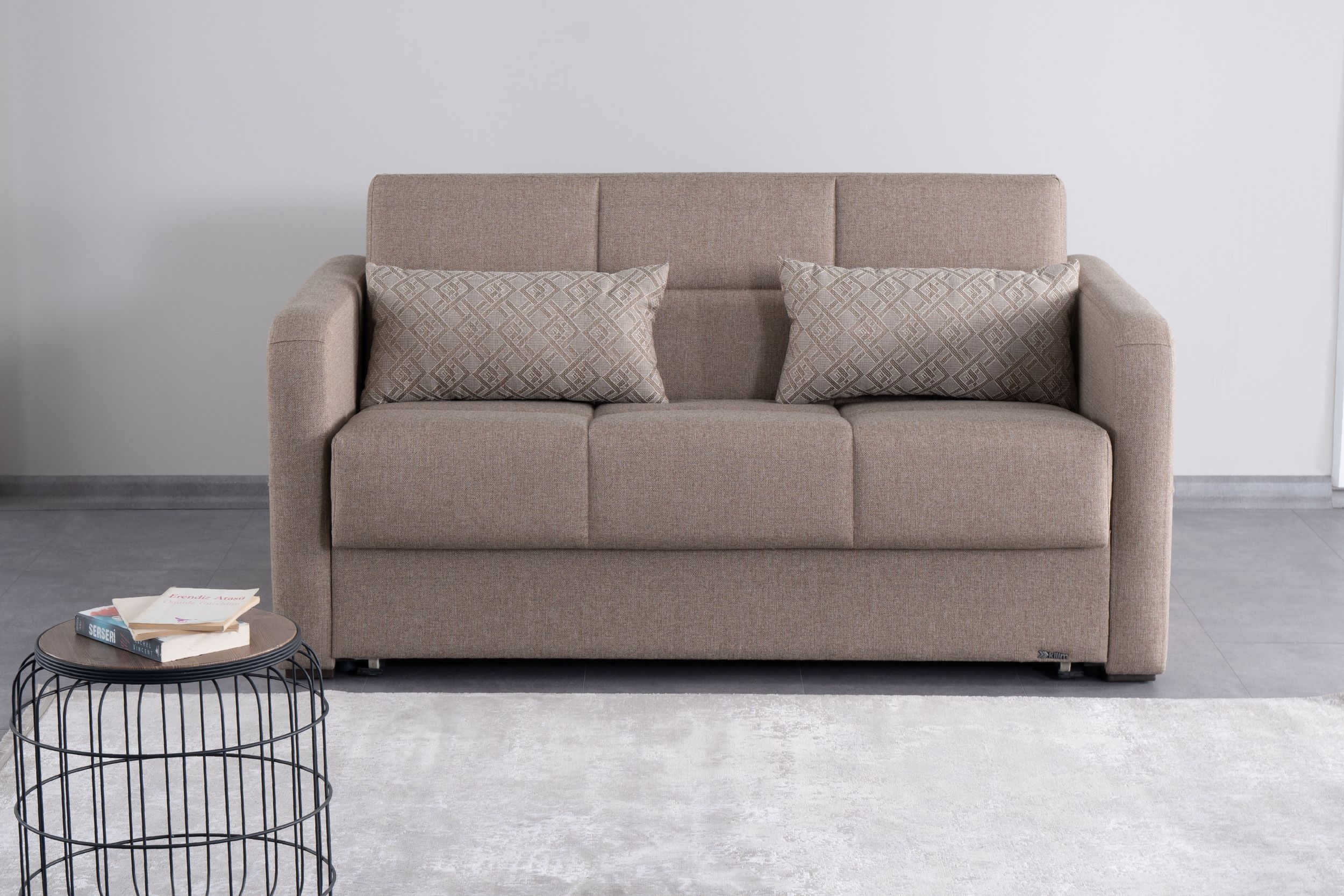 Kilim Pull Out Fabric Couch Loveseat