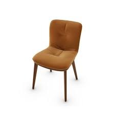 Annie Fabric/Wood Customizable Dining Chair w/Plush Seat