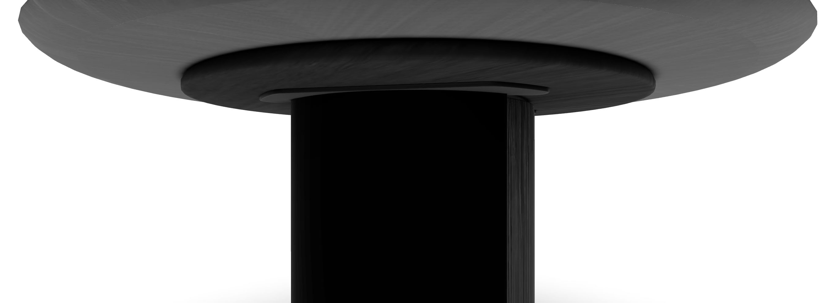 Yoroi Metal/Wood Round Dining Table