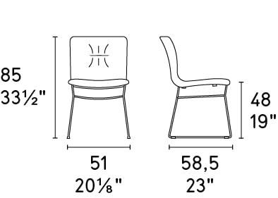 Annie Soft Fabric/Metal Customizable Dining Chair