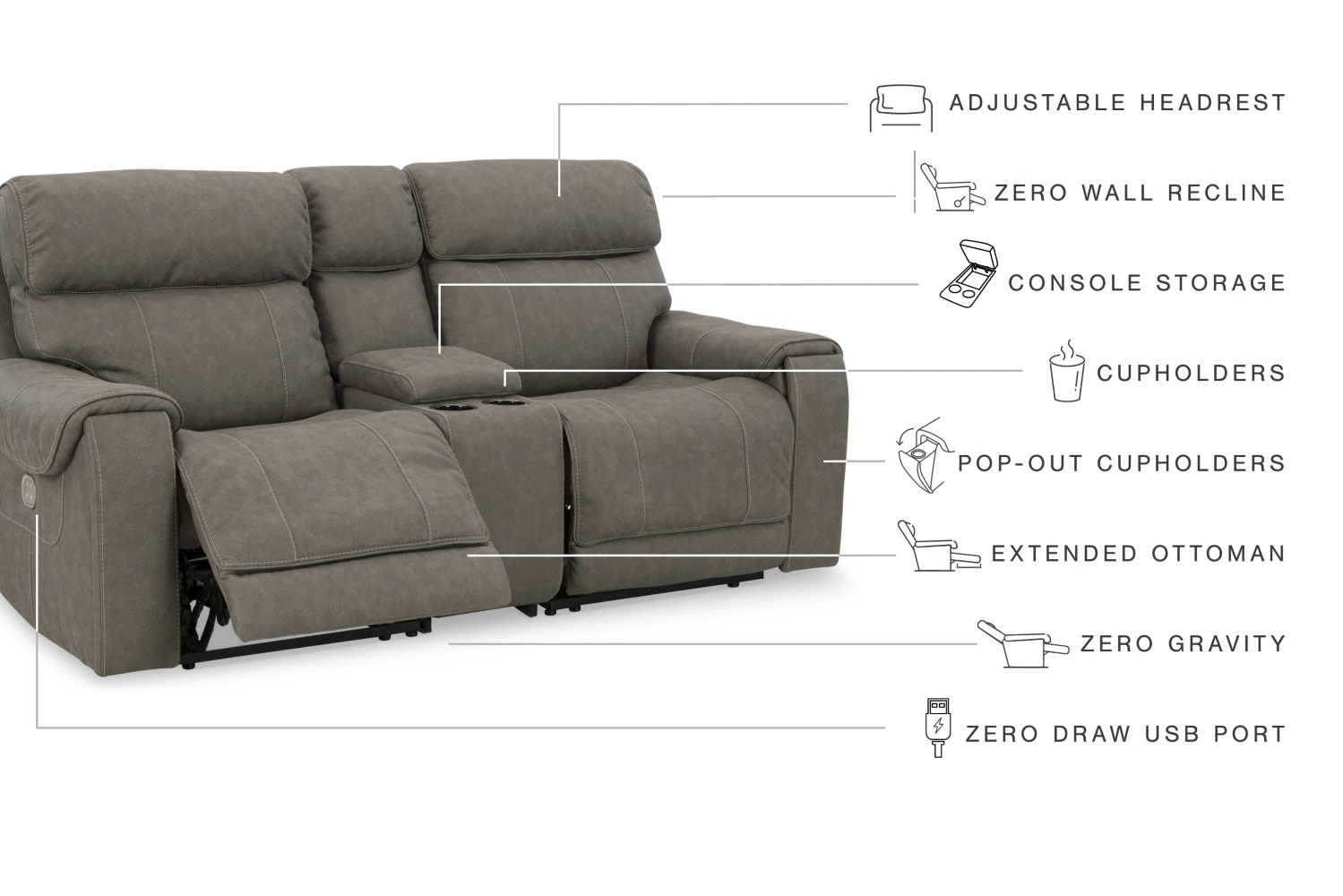 Ashley Starbot Loveseat Information