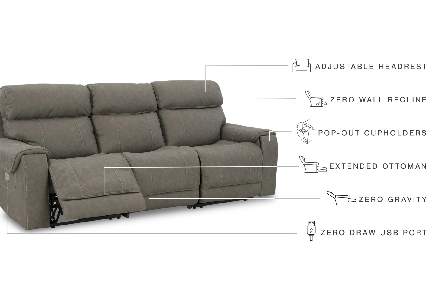 Ashley Starbot Fossil Sofa Information