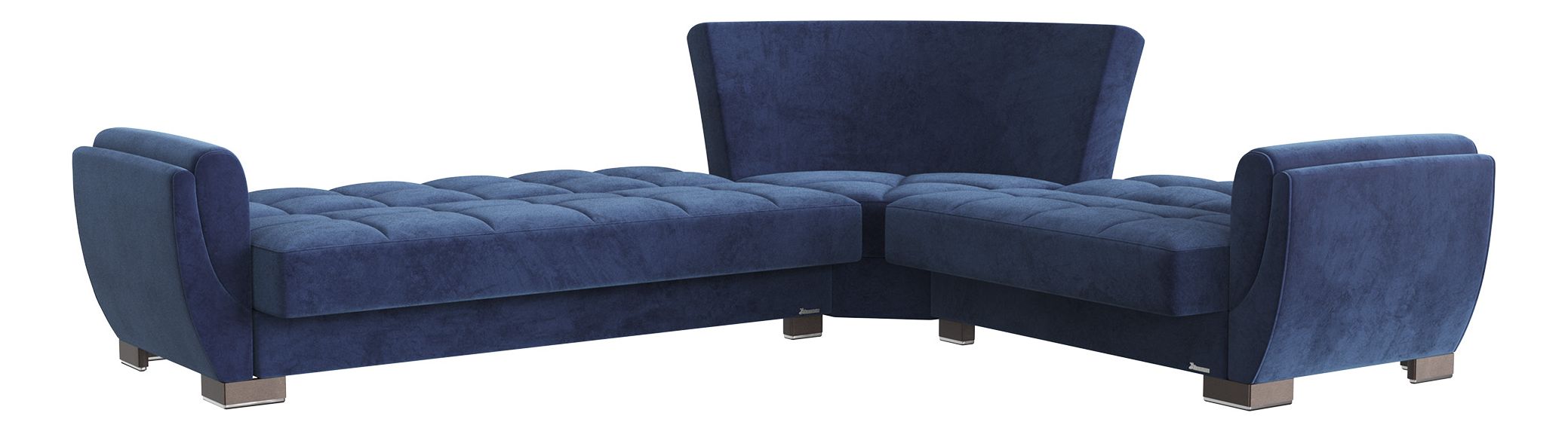 Armada Air Fabric Convertible L-Shaped Sectional Sofa