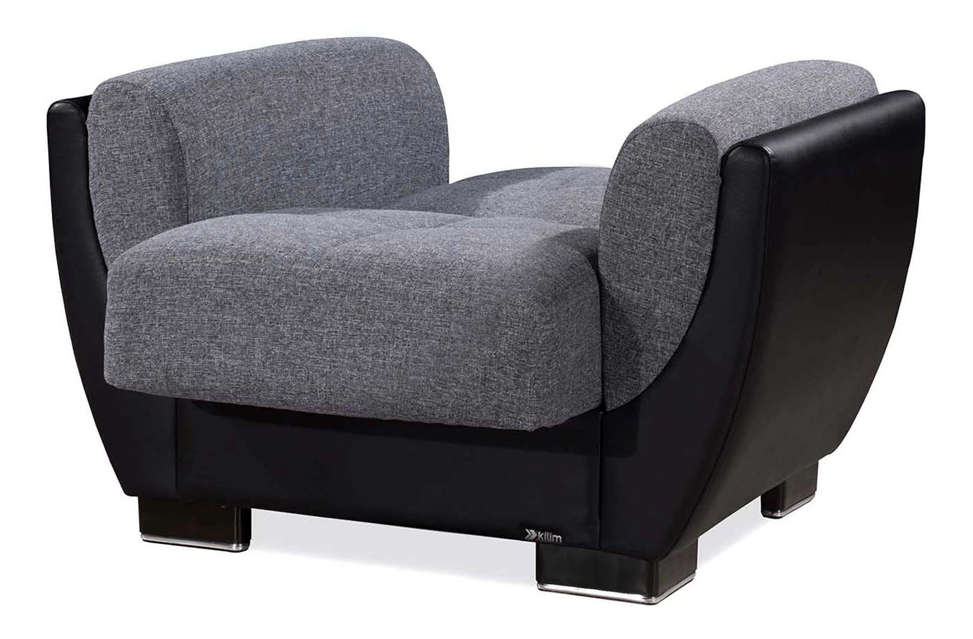 Armada Air Fabric/PU Convertible Sleeper Chair