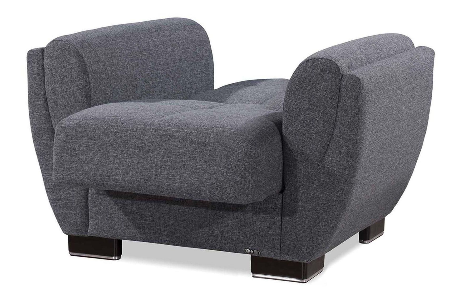 Armada Air Chenille Fabric Convertible Sleeper Chair