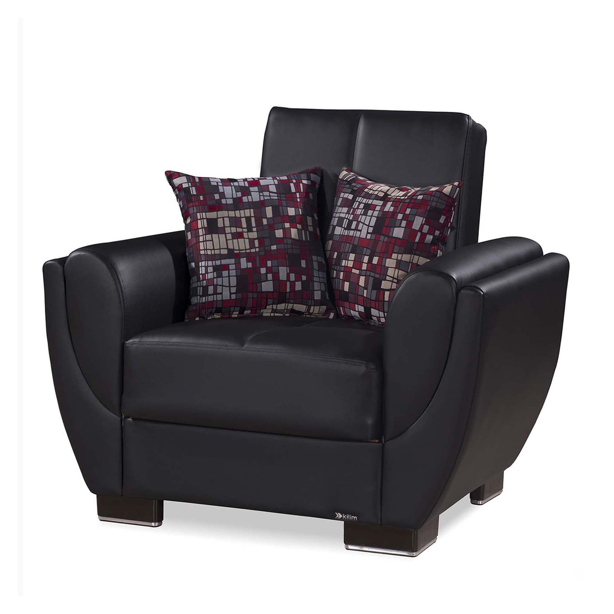 Armada Air PU Convertible Sleeper Chair