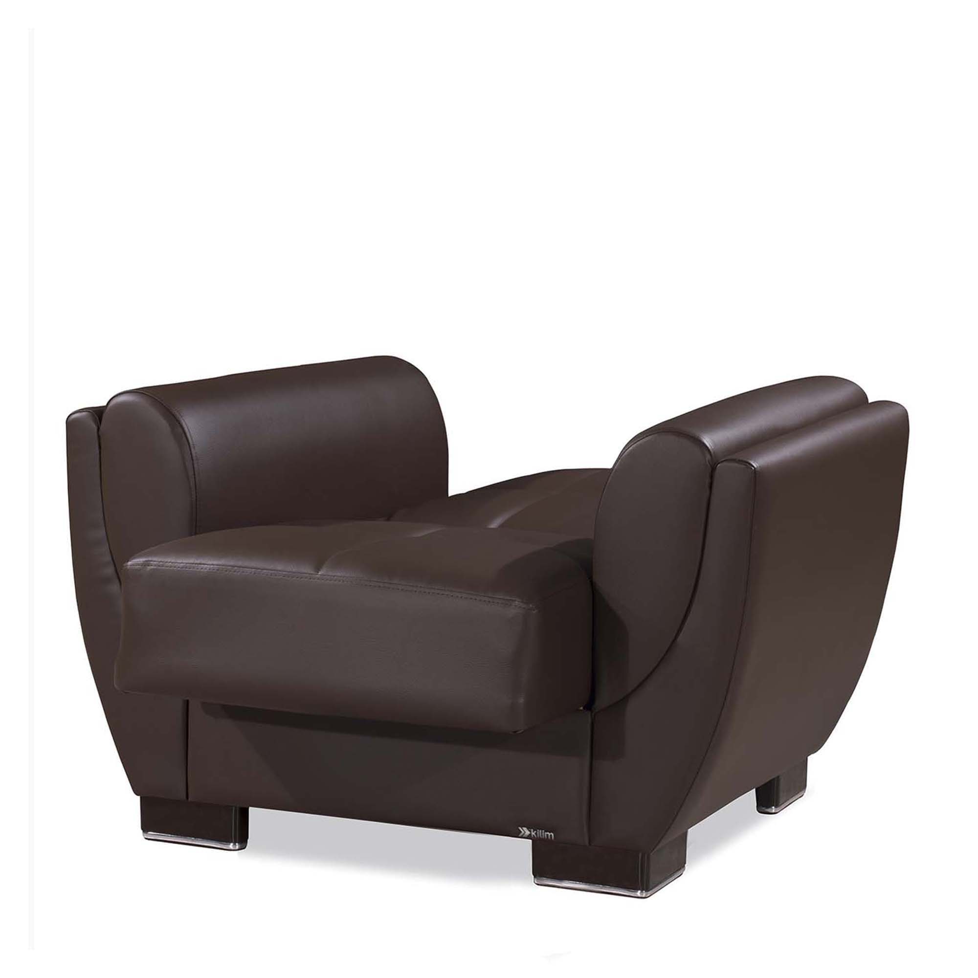 Armada Air PU Convertible Sleeper Chair