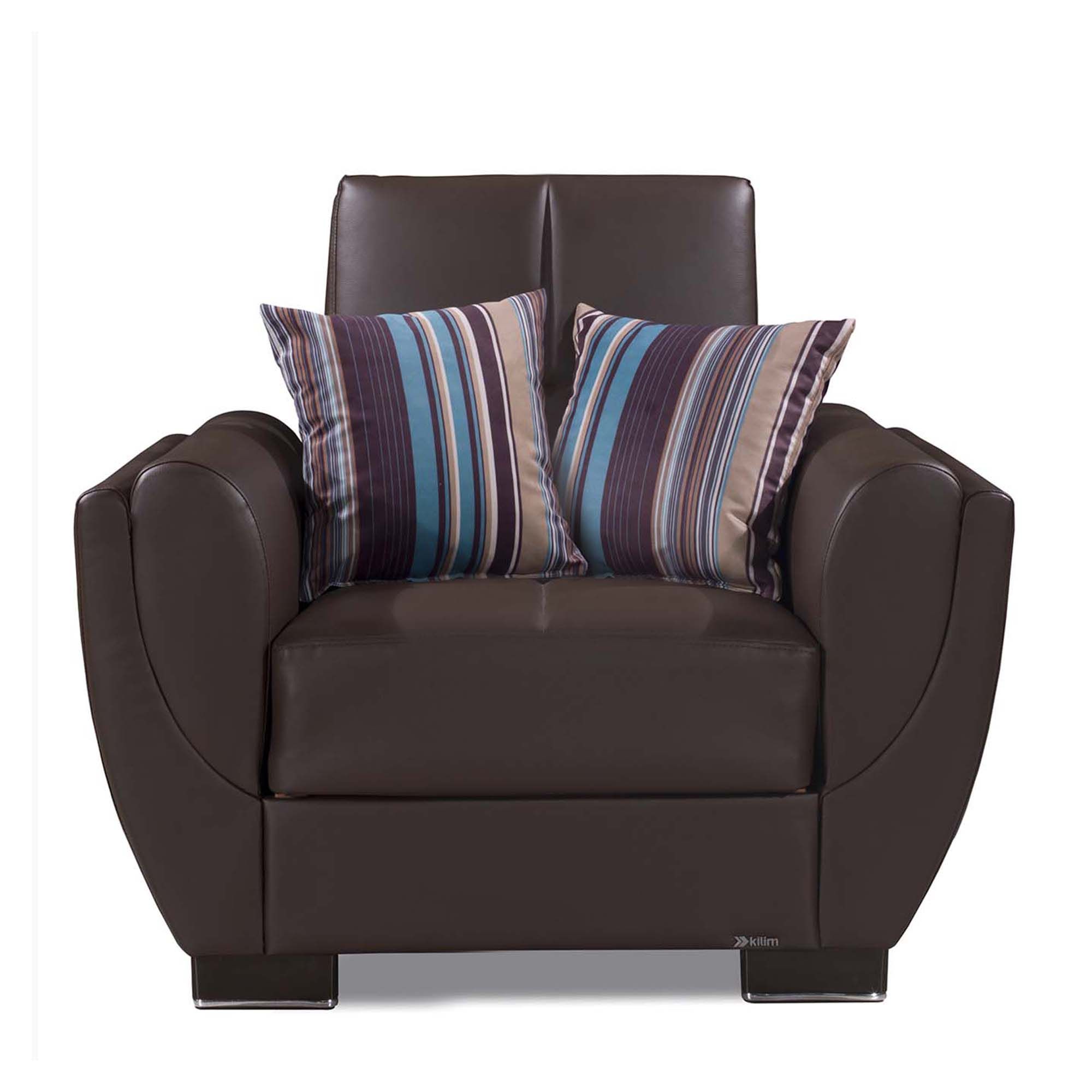 Armada Air PU Convertible Sleeper Chair
