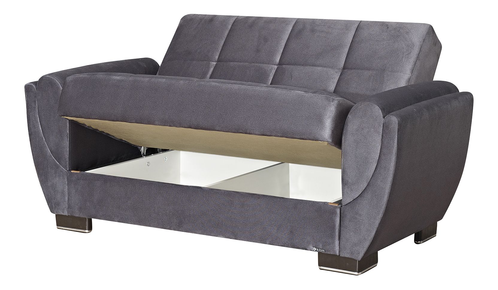 Armada Air Fabric Convertible Loveseat