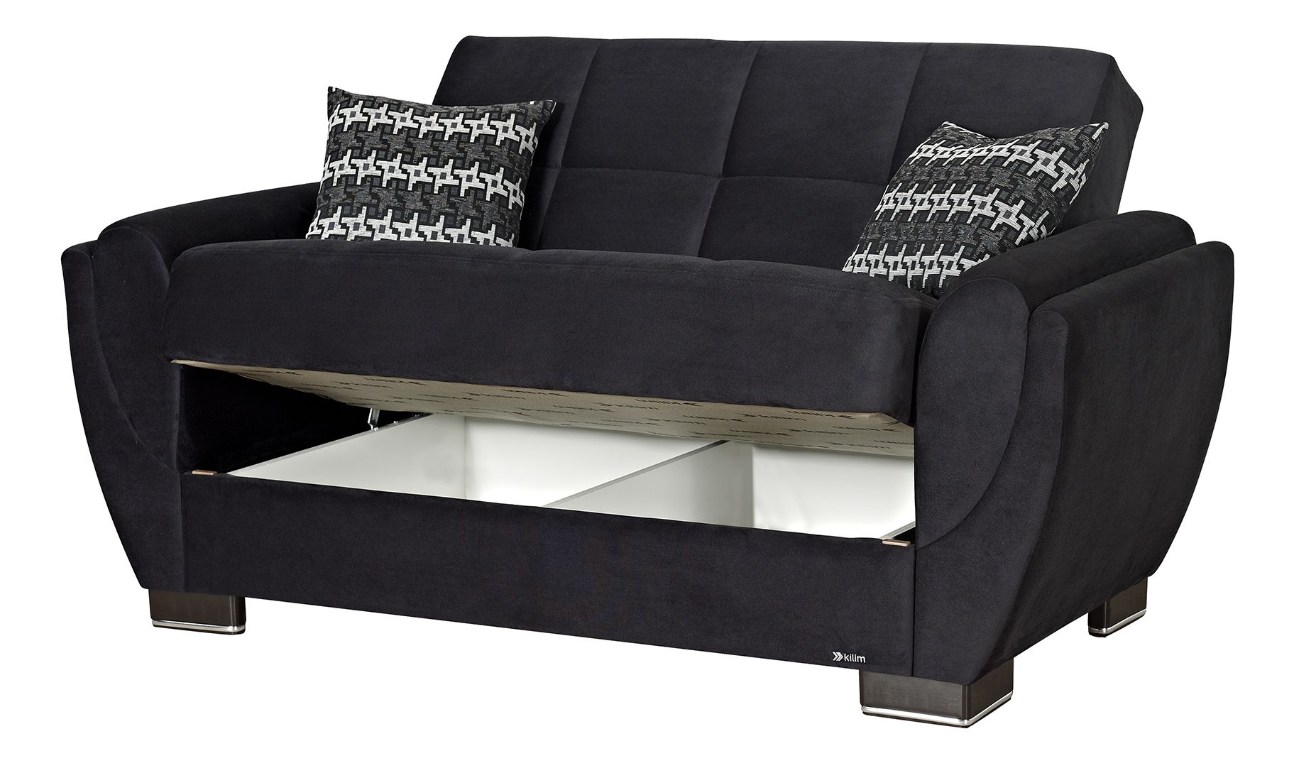 Armada Air Fabric Convertible Loveseat