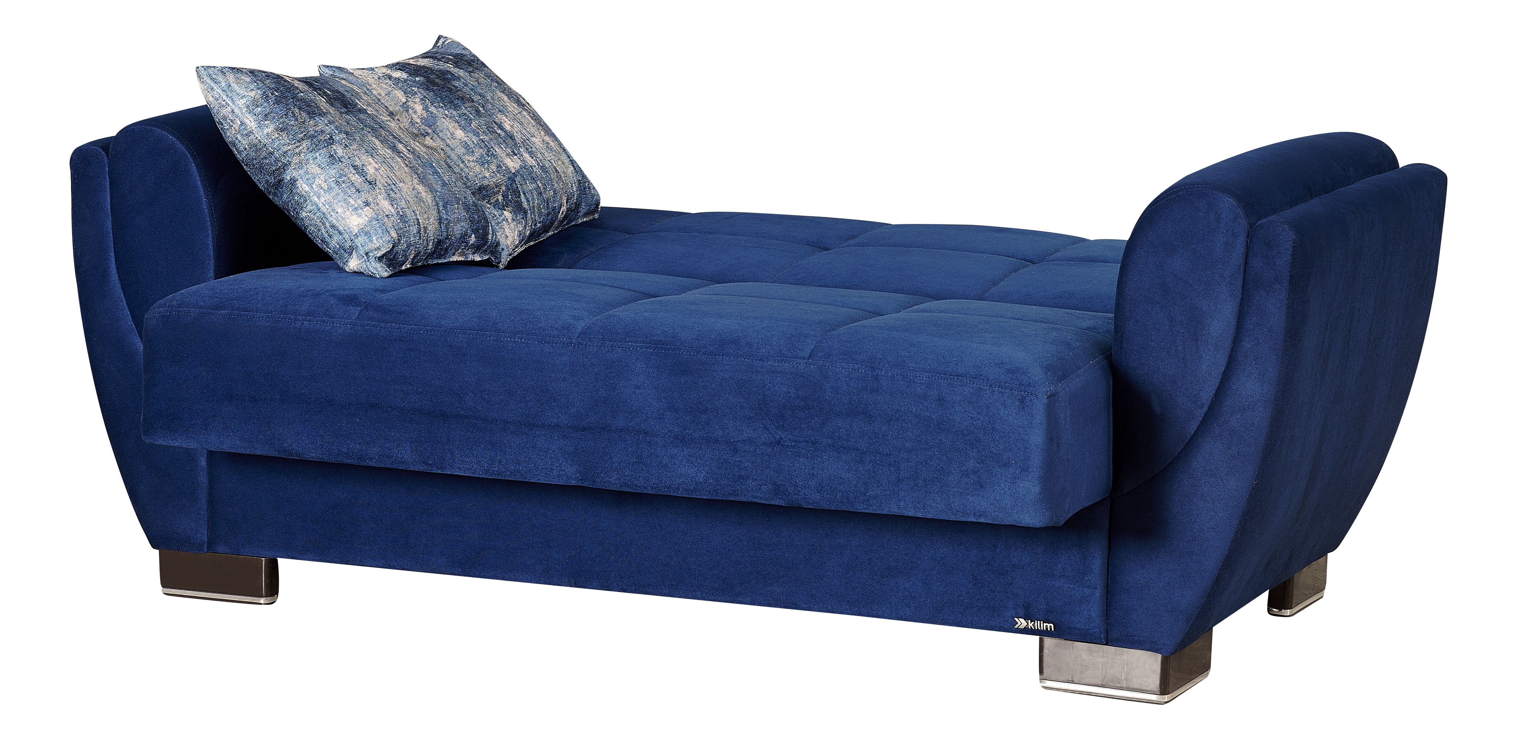 Armada Air Fabric Convertible Loveseat