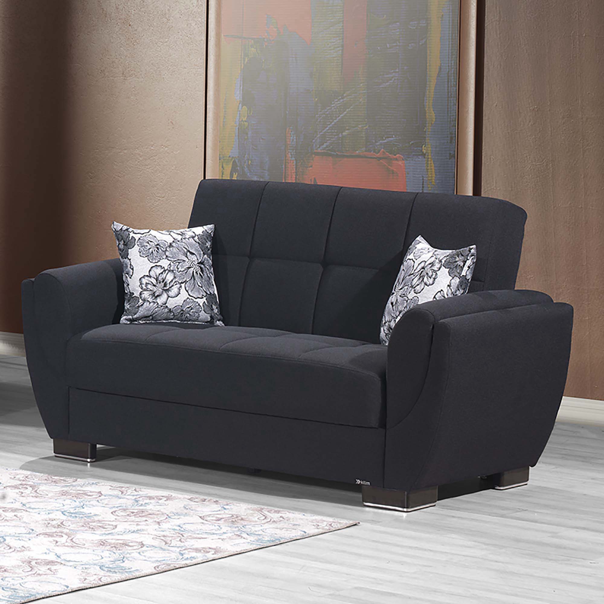 Armada Air Fabric Convertible Loveseat