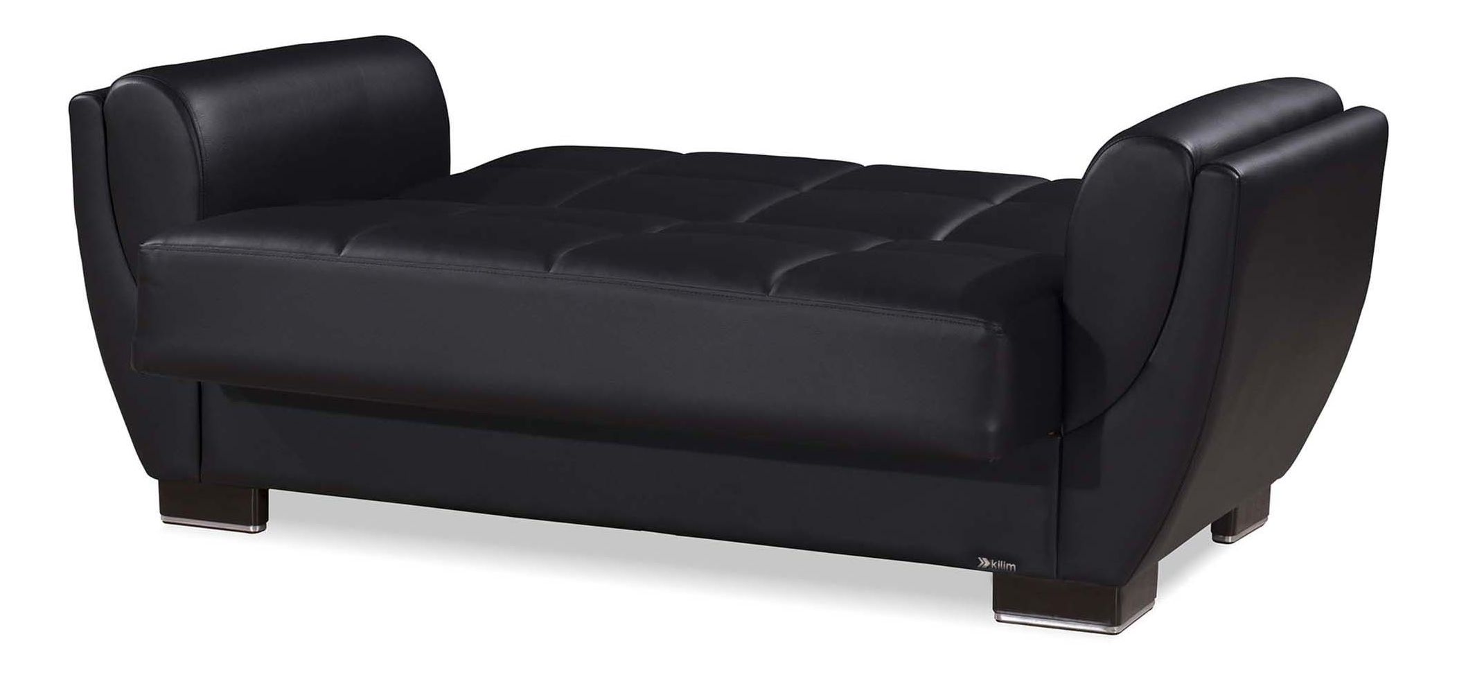 Armada Air PU Convertible Loveseat