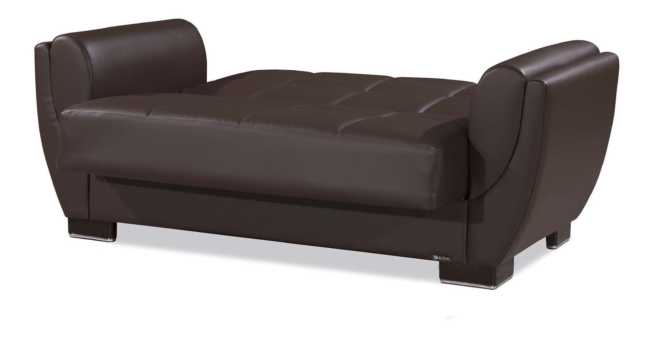Armada Air PU Convertible Loveseat