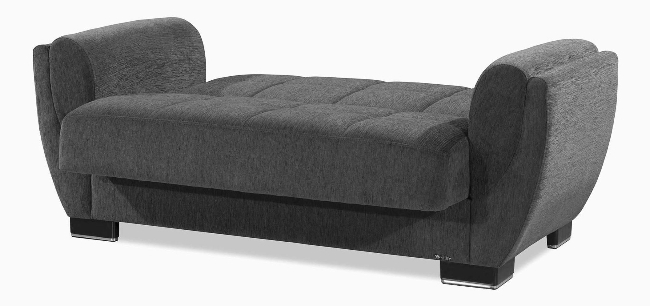 Armada Air Fabric Convertible Loveseat