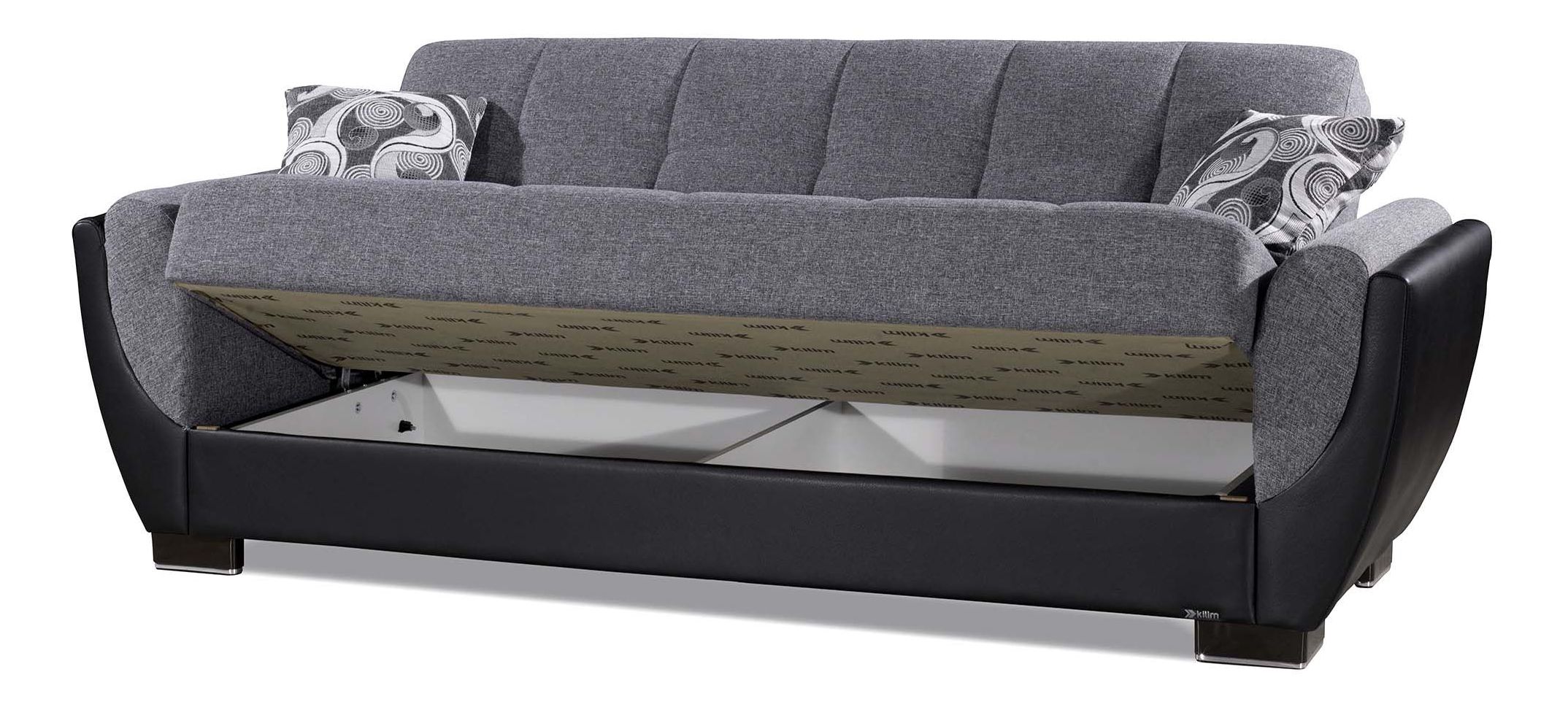 Armada Air Fabric/PU Convertible Sofabed