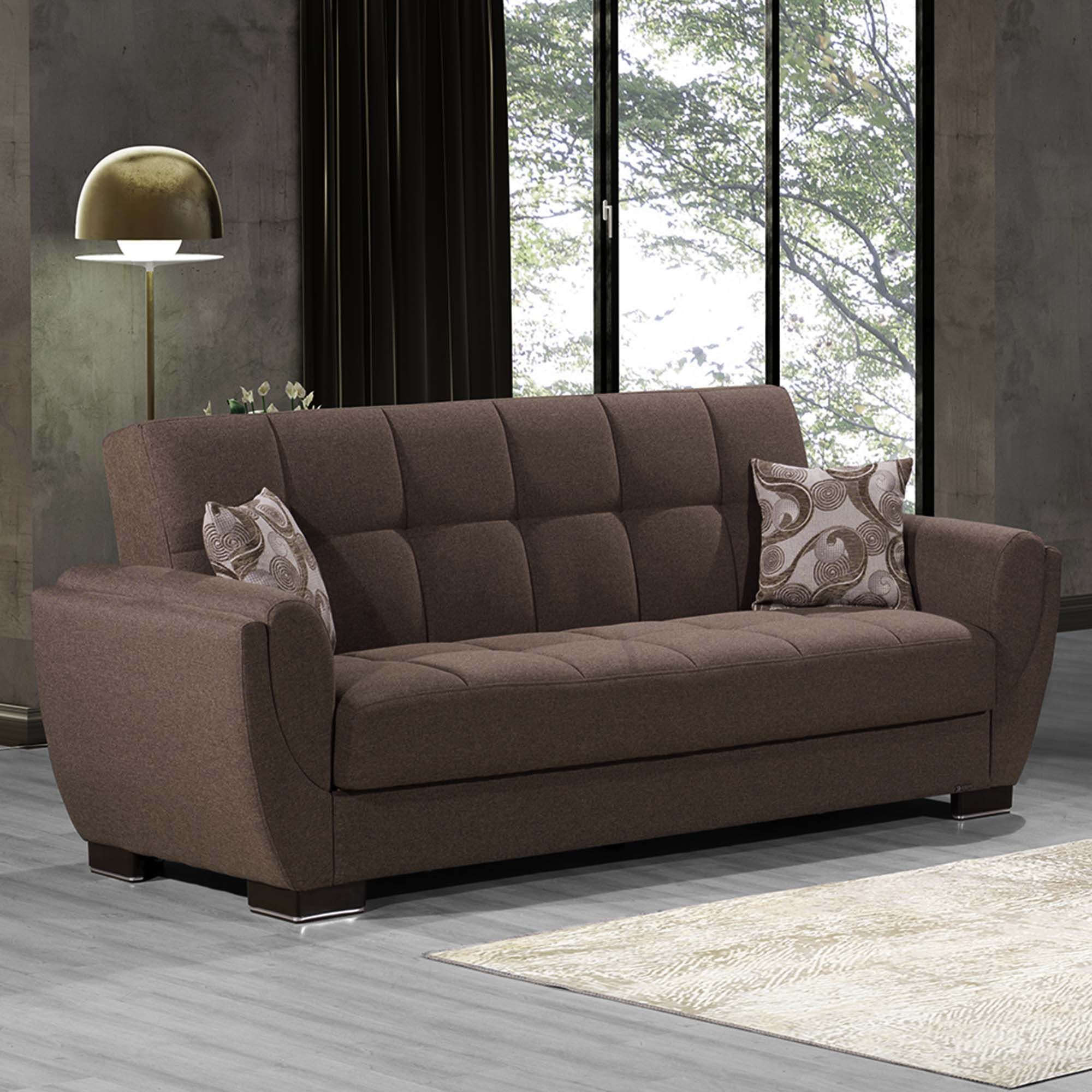 Armada Air Chenille Fabric Convertible Sofabed