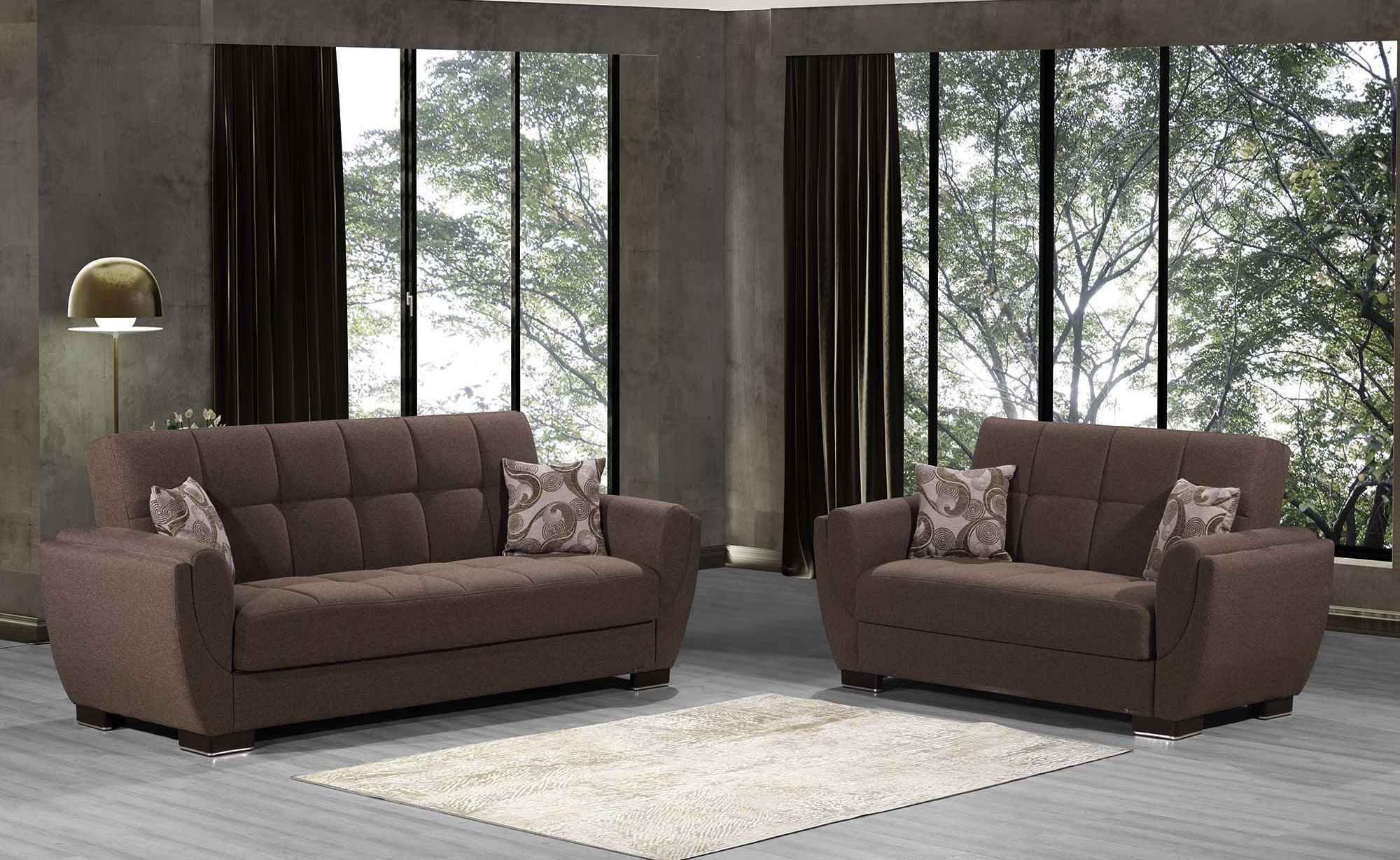 Armada Air Chenille Fabric Convertible Sofabed