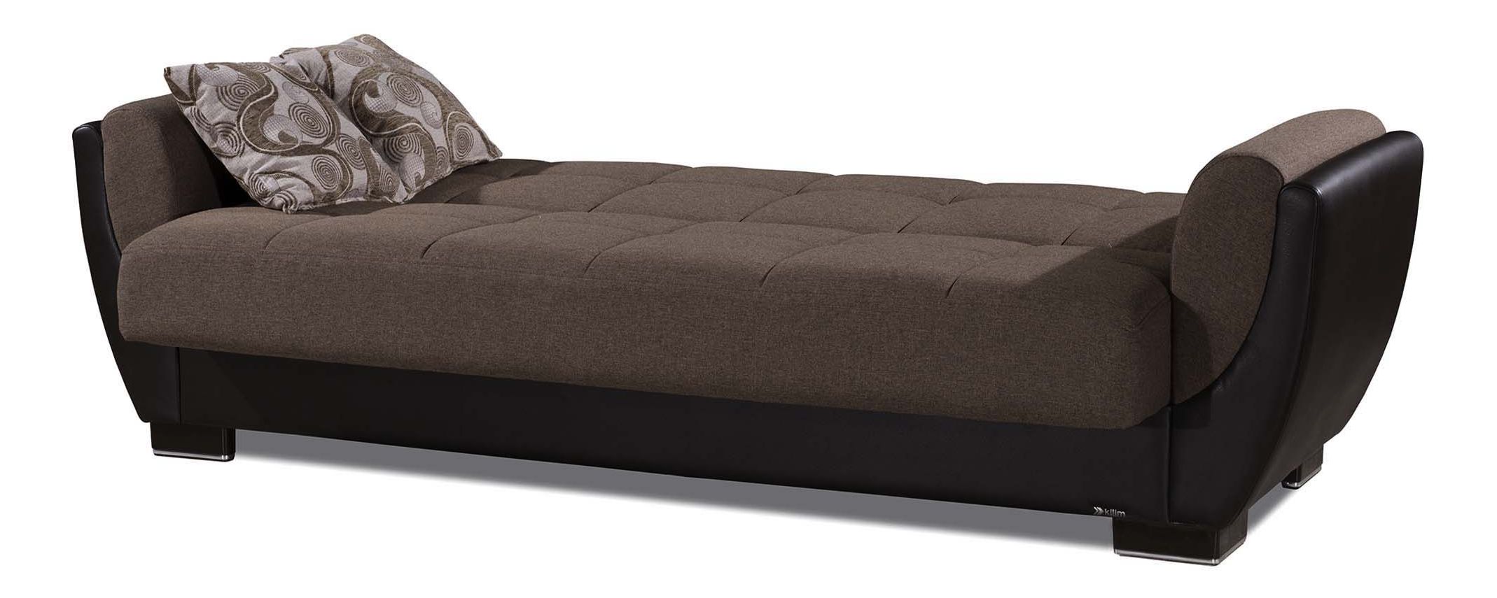 Armada Air Fabric/PU Convertible Sofabed