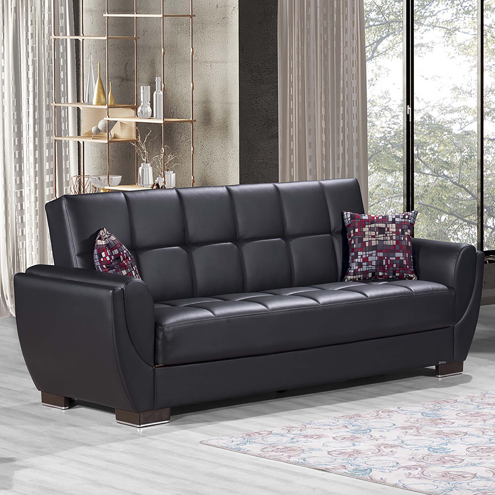 Armada Air PU Convertible Sofabed