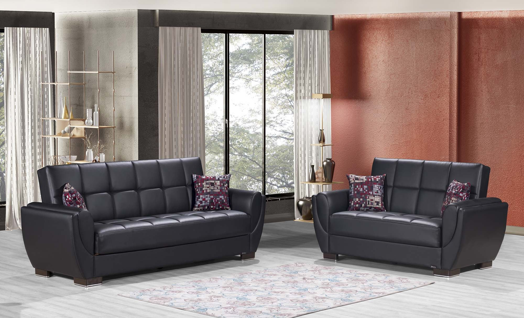 Armada Air PU Convertible Sofabed